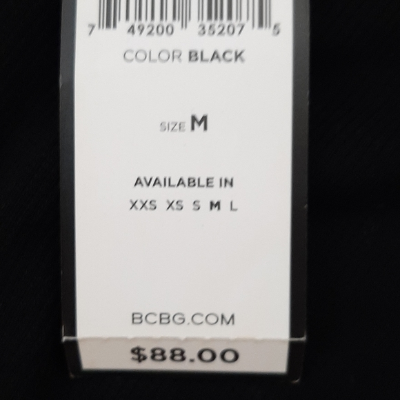 BCBG Maxazria assymetric stretchy skirt size M - Picture 2 of 2
